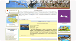 Desktop Screenshot of camping-morbihan-bretagne-france.com